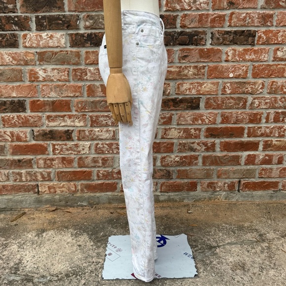 Anthropologie Wandering Watercolor floral print jeans /29 / Excellent condition - Picture 7 of 16